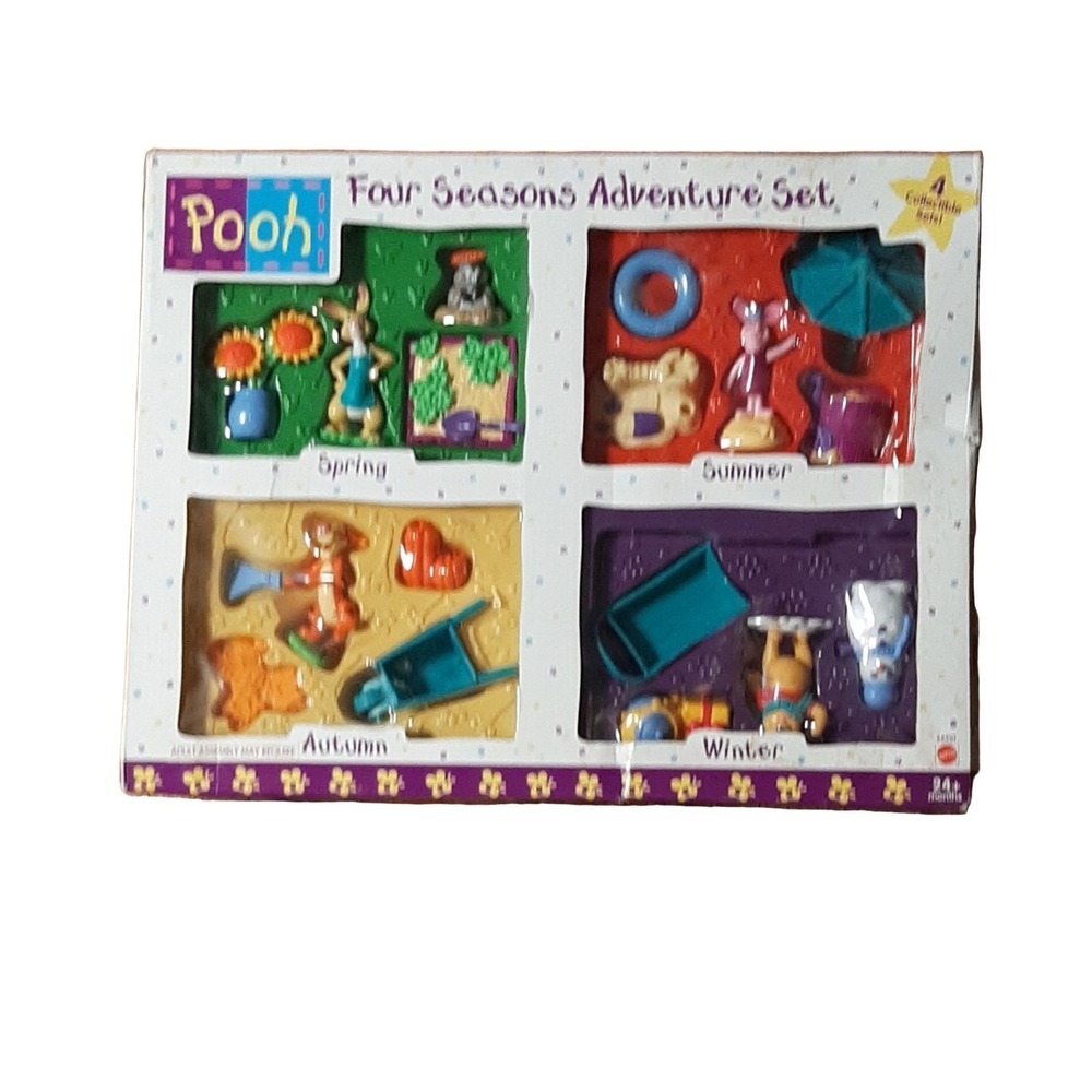Pooh Four Seasons Adventure Set 68909 Multi-Color‎ Toy Figures Accessories